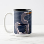 Tasse 2 Couleurs Poster des aigrettes (Gauche)