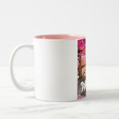 Tasse 2 Couleurs Poster en fleurs de Mito Japon. (Gauche)