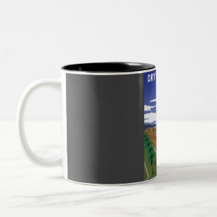 Tasse 2 Couleurs Poster touristique du parc national Dry Tortugas