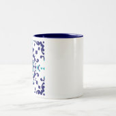 Tasse 2 Couleurs Poterie bleue de Multan (Centre)