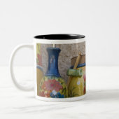 Tasse 2 Couleurs Poterie, Moustiers-Sainte-Marie, Provence, (Gauche)