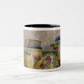 Tasse 2 Couleurs Poterie, Moustiers-Sainte-Marie, Provence, (Centre)