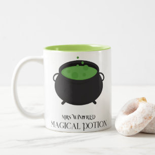 Tasse 2 Couleurs Potion magique cadeau Halloween personnalisé