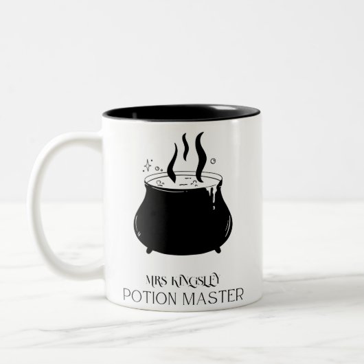 Tasse 2 Couleurs Potion Master personnalisé cadeau Halloween (Gauche)