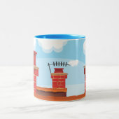 Tasse 2 Couleurs Pots Chimney (Centre)