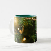Tasse 2 Couleurs Poubelles de Noël (Devant gauche)