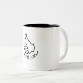 Tasse 2 Couleurs Pouce (Devant droit)