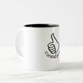 Tasse 2 Couleurs Pouce (Devant gauche)