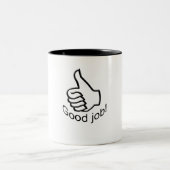 Tasse 2 Couleurs Pouce (Centre)