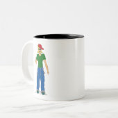 Tasse 2 Couleurs pouce haut (Devant gauche)