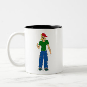 Tasse 2 Couleurs pouce haut
