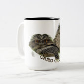 Tasse 2 Couleurs Poulet camouflage (Devant gauche)