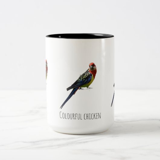 Tasse 2 Couleurs Poulet coloré (Centre)