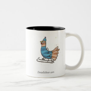 Tasse 2 Couleurs Poulet de pays croisé