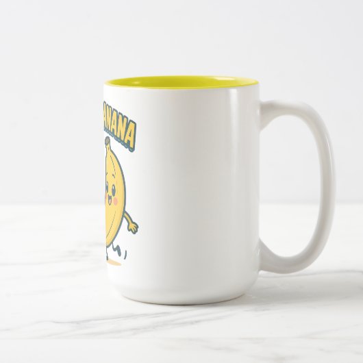 TASSE 2 COULEURS POULET MIGNON BANANE ! (Droit)