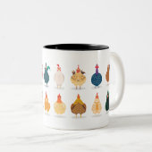 Tasse 2 Couleurs  Poulet mou (Devant droit)