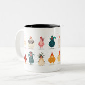Tasse 2 Couleurs  Poulet mou (Devant gauche)