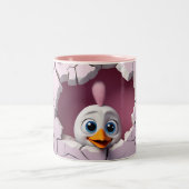 Tasse 2 Couleurs Poulet mou (Centre)