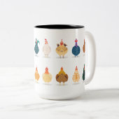 Tasse 2 Couleurs  Poulet mou (Devant droit)