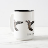 Tasse 2 Couleurs Poulet qui glousse (Devant gauche)