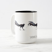 Tasse 2 Couleurs Poulet superbe (Devant gauche)