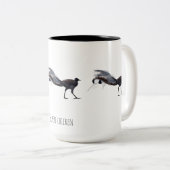 Tasse 2 Couleurs Poulet superbe (Devant droit)