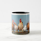 Tasse 2 Couleurs Poulets (Centre)