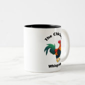 Tasse 2 Couleurs Poulets, humour, drôle (Devant droit)