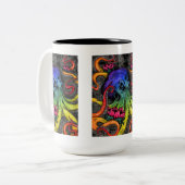Tasse 2 Couleurs poulpe (Devant gauche)