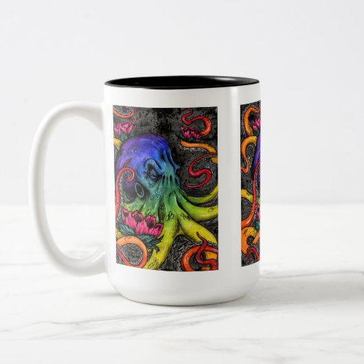 Tasse 2 Couleurs poulpe (Gauche)