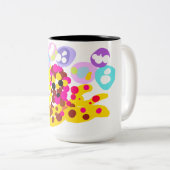 Tasse 2 Couleurs Poulpe mignon (Devant droit)