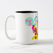 Tasse 2 Couleurs Poulpe mignon (Gauche)