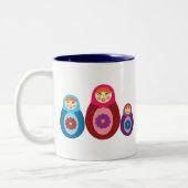 Tasse 2 Couleurs Poupées de Matryoshka (Gauche)