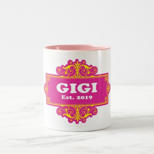Tasse 2 Couleurs Pour Cette Spéciale "GiGi 2019" (Centre)
