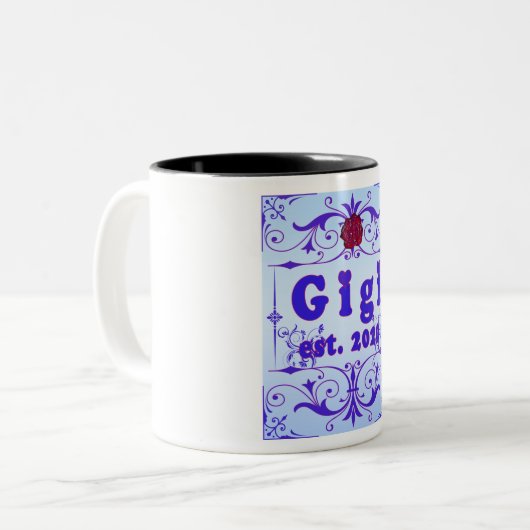 Tasse 2 Couleurs Pour Cette Spéciale "GiGi 2020" (Devant gauche)