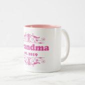 Tasse 2 Couleurs Pour Cette Spéciale "Grand-mère 2019" (Devant droit)