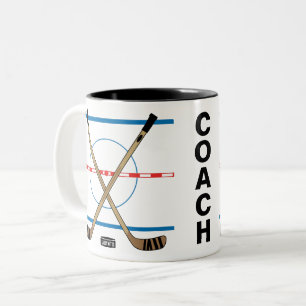 Tasse 2 Couleurs pour entraîneurs de hockey bâtons de hockey au C
