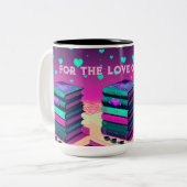 Tasse 2 Couleurs Pour l'amour des livres (Devant gauche)