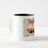 Tasse 2 Couleurs Pour le renard (Devant gauche)