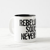 Tasse 2 Couleurs Pour les âmes vives libres (Devant gauche)