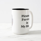 Tasse 2 Couleurs Pour toujours à mon coeur (Devant droit)