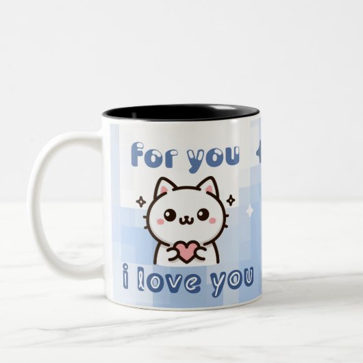 Tasse 2 Couleurs Pour vous - Je vous aime (Gauche)