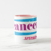 Tasse 2 Couleurs Pourpre de Cancer (Centre)
