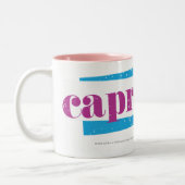 Tasse 2 Couleurs Pourpre de Capricorne (Gauche)