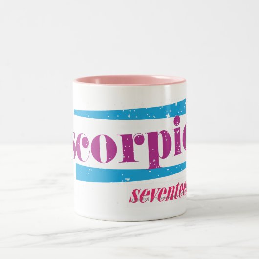 Tasse 2 Couleurs Pourpre de Scorpion (Centre)