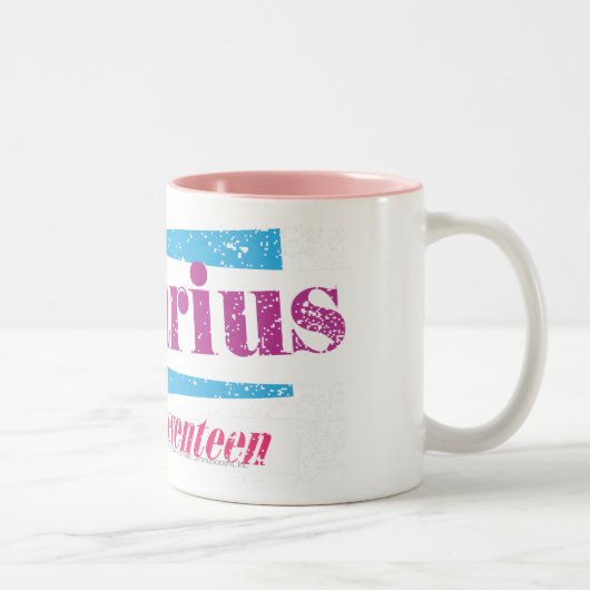 Tasse 2 Couleurs Pourpre de Verseau (Droit)