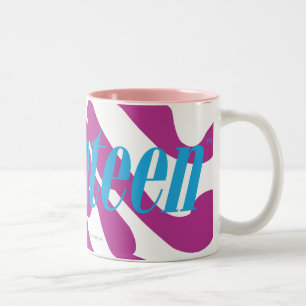 Tasse 2 Couleurs Pourpre de zèbre