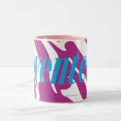 Tasse 2 Couleurs Pourpre de zèbre (Centre)