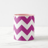 Tasse 2 Couleurs Pourpre de zigzag (Centre)