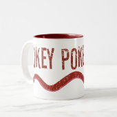 Tasse 2 Couleurs "Poussée de Pokey de Pokey " (Devant gauche)